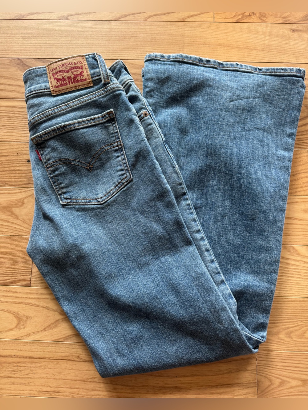 Levi's Women's Light Blue Flare Jeans